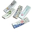 4pcs, Ceramc Chopstcks Holder, Cute Chopstcks Rest, Creatve Chopstcks Rest Rack, Flower - View #8