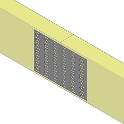 10-Pack 4x6 Inch Pronged Truss Plates, Galvanized