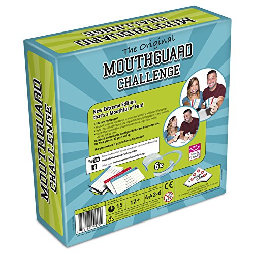 Mouthguard Challenge Game - Extreme Edition with 1100 New Challenges and 6 Mouthguards