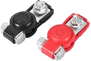 Battery Distribution Terminal, 2Pcs Universal Car Battery Terminals Cable Terminal Clamps Clips Connector Connectors with Pro