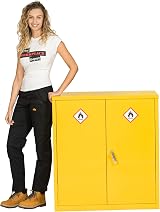 The Workplace Depot Hazardous Storage Cabinet – Lockable Doors 30L Sump view 6