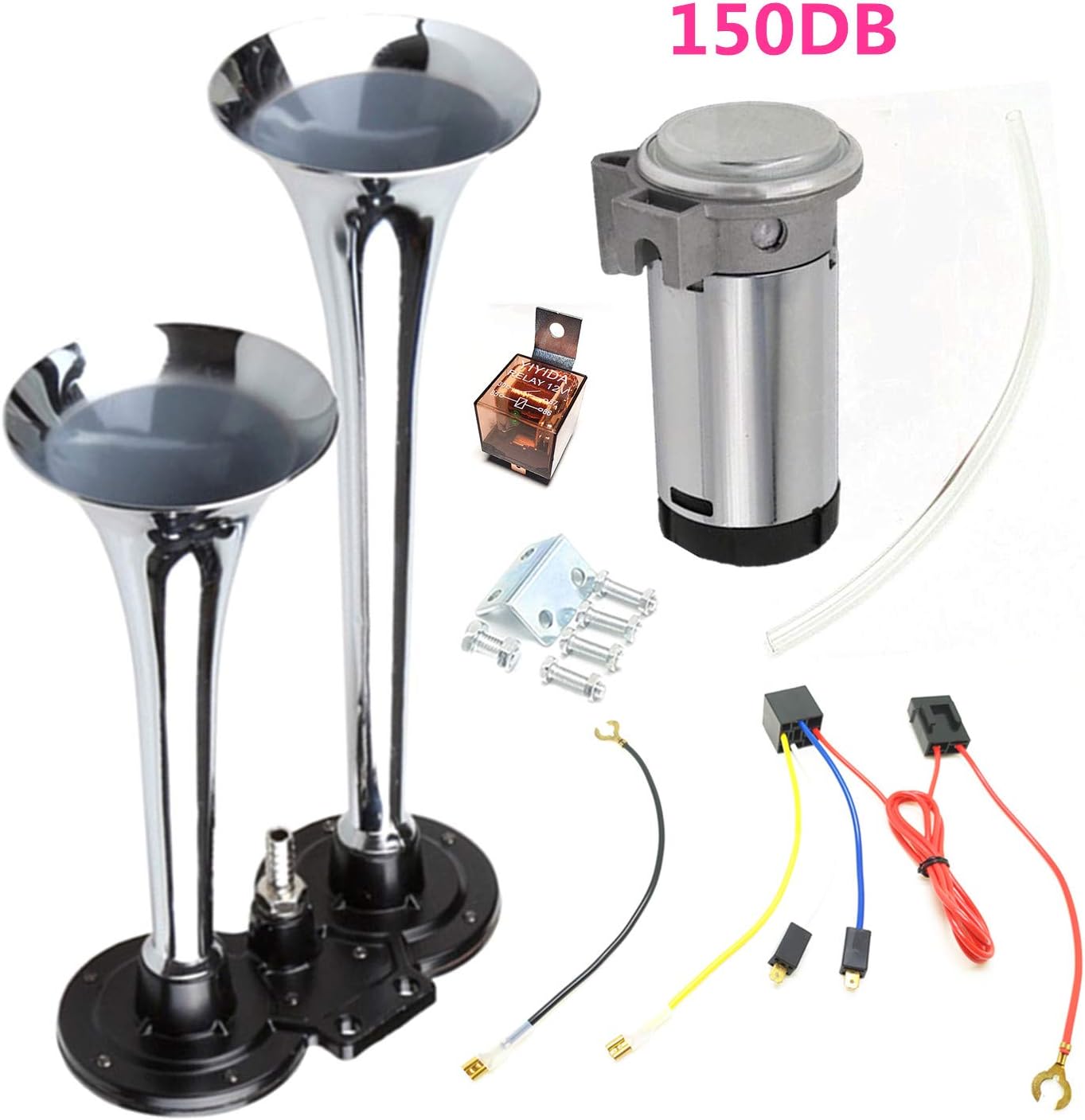 Viping Air Horn Car Horn 12V 150DB Trumpet Truck Air Horn