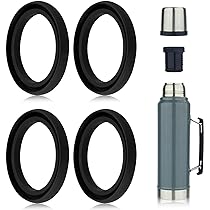 6pcs Silicone Gasket Replacement Stanley Food Jar Leak-Proof Seal Ring