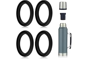 4pcs Silicone Replacement Gaskets Classic for Stanley, Silicone Seal Gasket for Stanley Compatible With Stanley Classic 20 oz