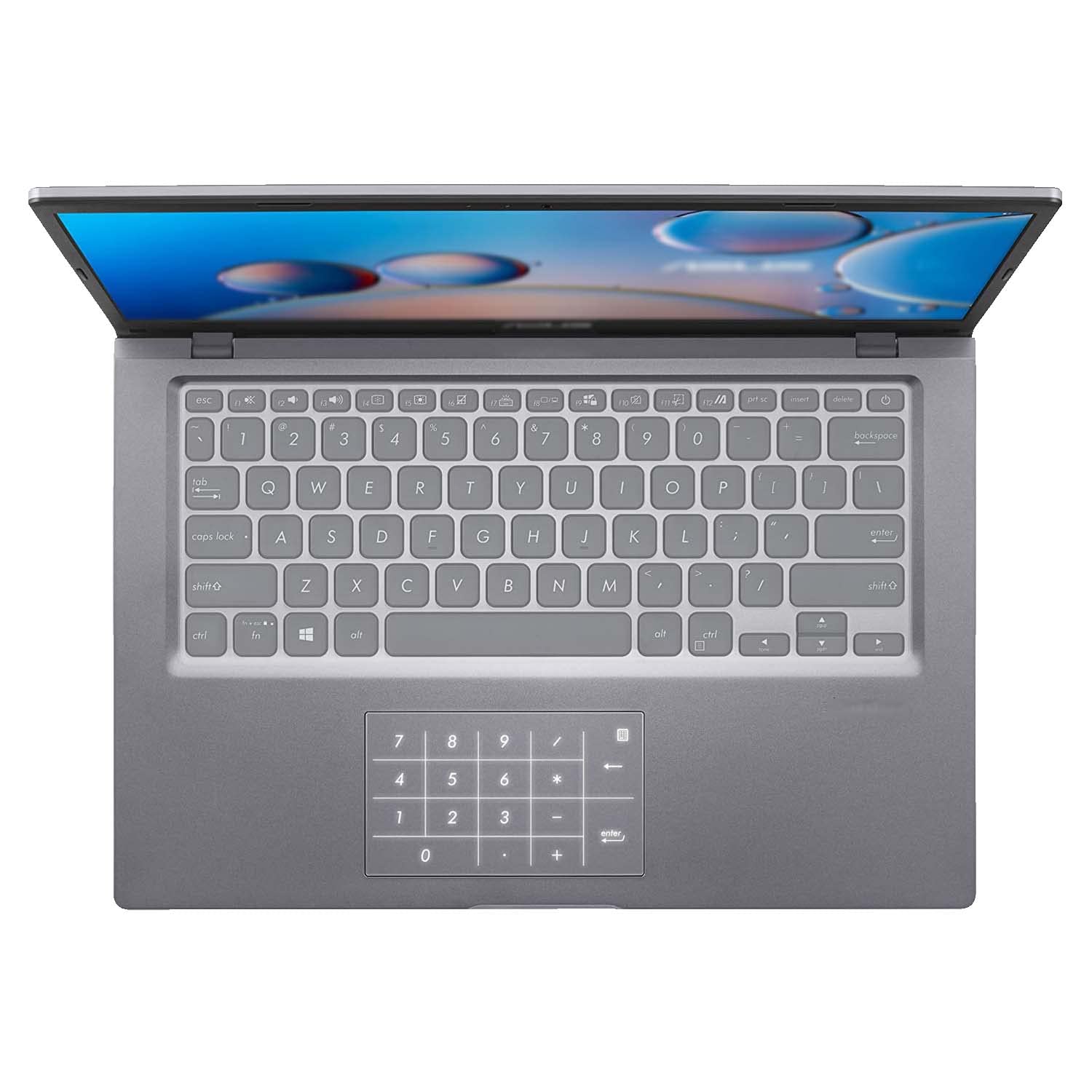 MiNGFi Silicone Keyboard Cover for ASUS VivoBook 14 X403FA S403 X409 X412 X420 A412 R424 D415UA VivoBook S14 S412 - Transparent