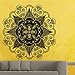 Wall Sticker, Fheaven Mandala Indian Flower Home Vinyl Mural Wall Decal Art Stickers for Bedroom,Living Room,Dining Room (Black)