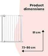 Safety 1st Easy Close Extra Tall Metal Gate 91cm No-Drill 73-80cm view 9