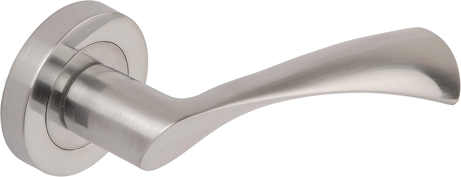 Excel Architectural 3841 Satin Chrome Lever on Rose Door Handles Aztec Design works - Image 3