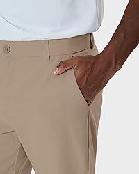 SNOWTEN Mens Pro Dress Pants Classic Fit Stretch