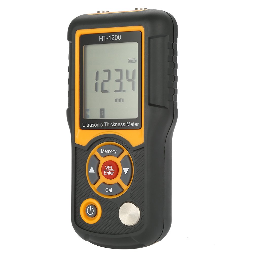 HT1200 Ultrasonic Thickness Gauge LCD Digital Meter Tester Measuring