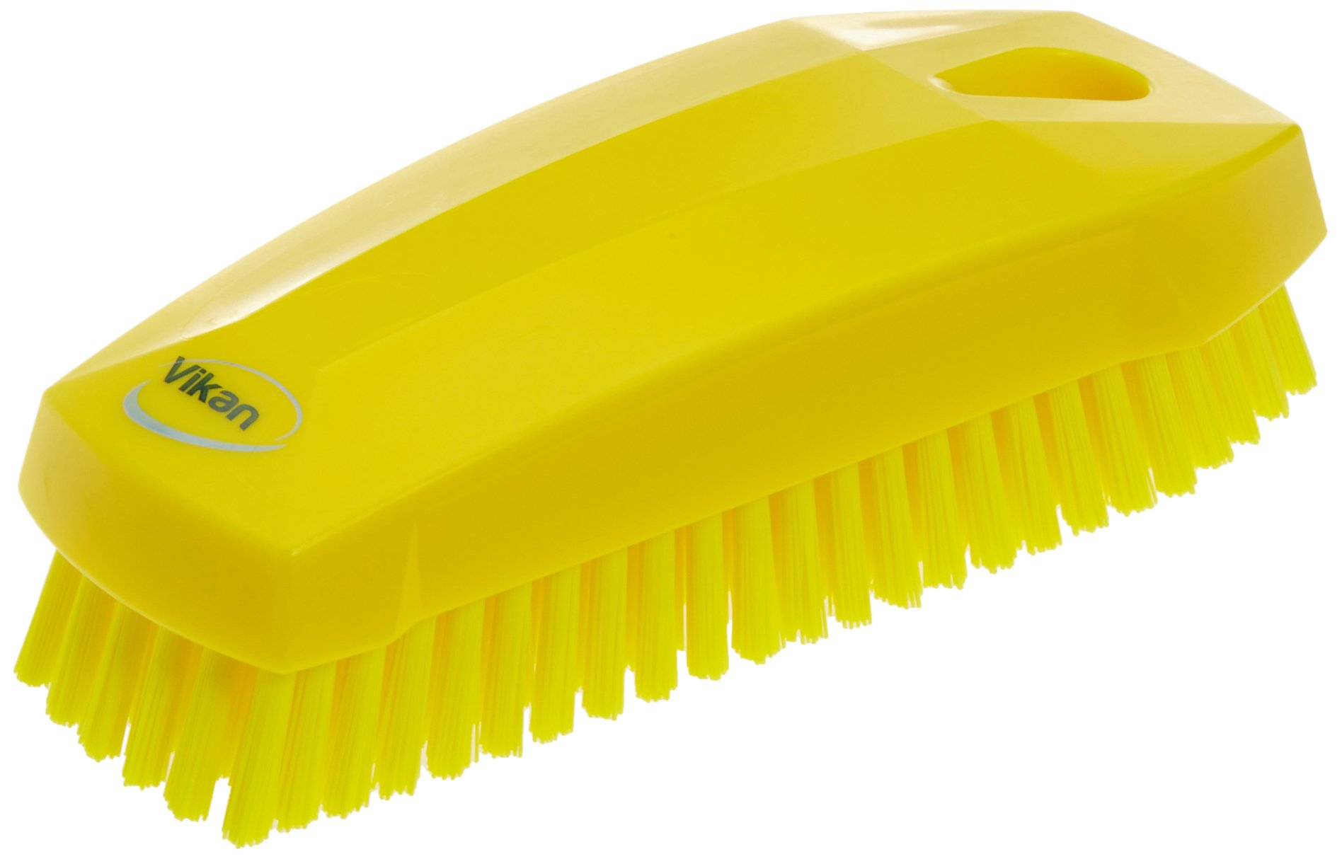 Neolab 7591 Nail Brush with Hard Bristles – 118 mm x 45 mm x 38 mm, Yellow