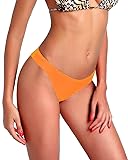 Women Sexy Lady Brazilian V-Style Ruched Ruffle