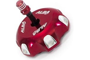 ALBA RACING ATV Gas Cap Compatible with Honda TRX 450R (2004-2009) TRX 400EX (1999-2008) and 700XX (2008-2009) Red
