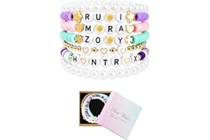 LUXIFUN K pop Gifts for Women Girls, Korea-Pop Demon Bracelet Merch Gifts, 7PCS Hunters Friendship Bead Bracelets Costume for K-pop Fans, Christmas Birthday Jewelry Gift for BFF Friends Sister Daughter