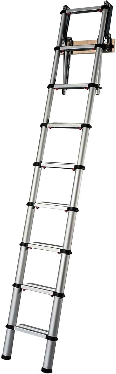 Youngman 301000 Telescopic Loft Ladder Aluminium 2.6m 8.5ft Max Load 150kg