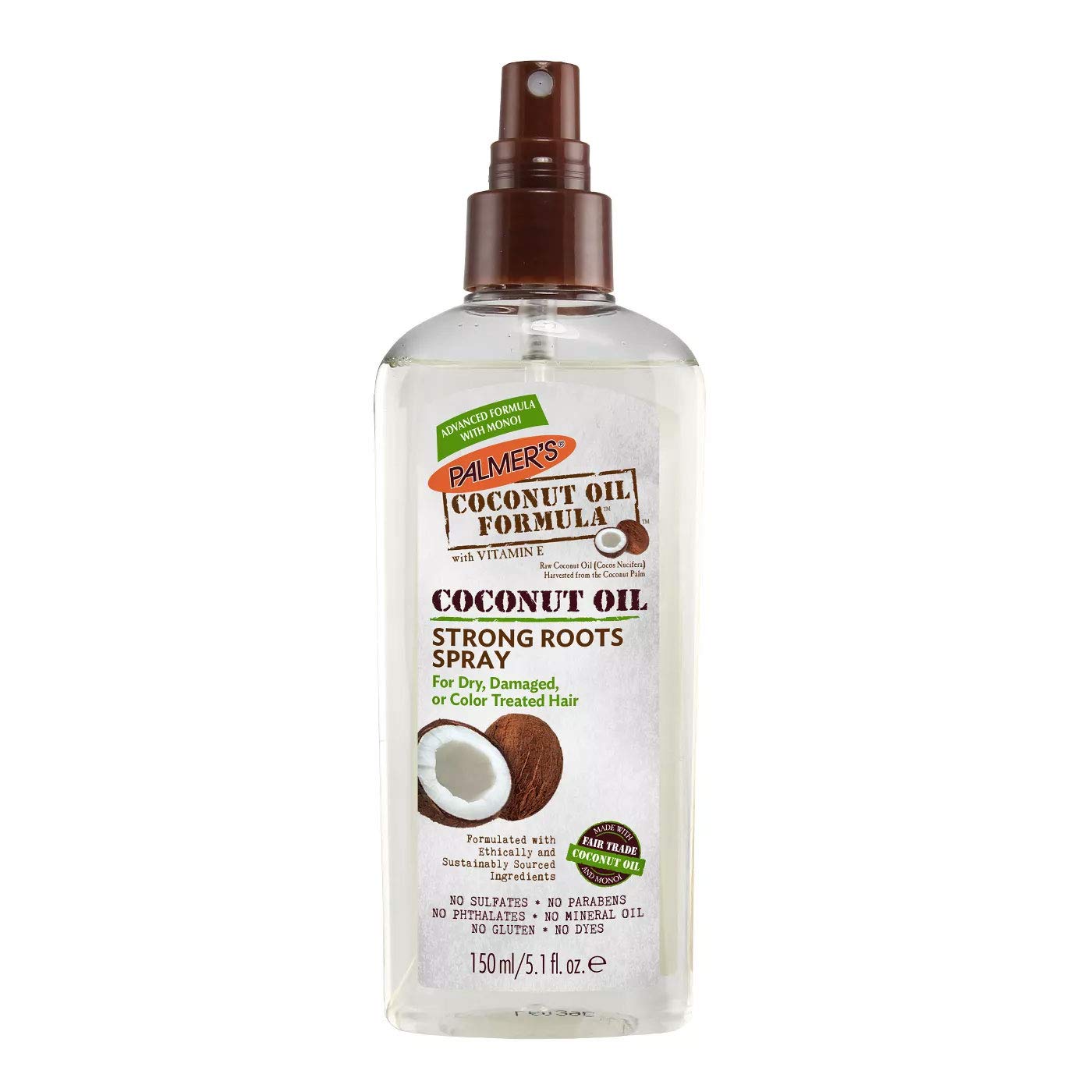 coconut body oil spray