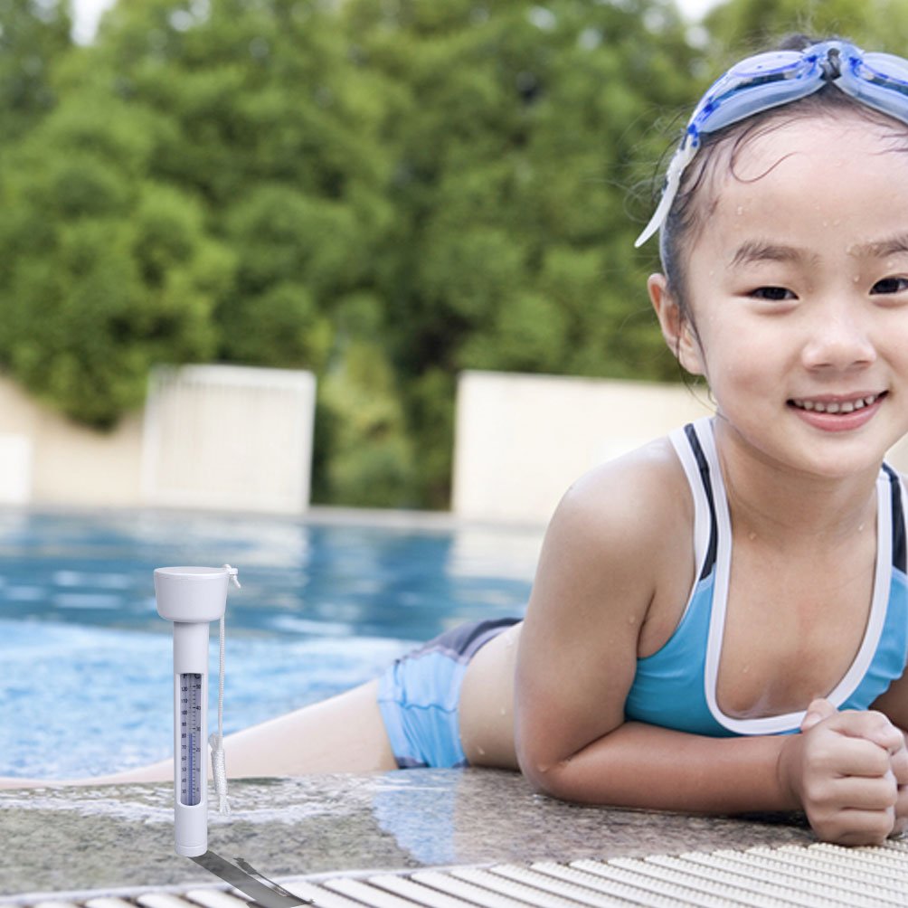 Magicfun Thermomètre Flottant de Piscine, avec Une Corde, Résistant aux Chocs pour Tous Les & piscines, Spas, Hot Tubs, Aquariums & Les Étangs du Poisson