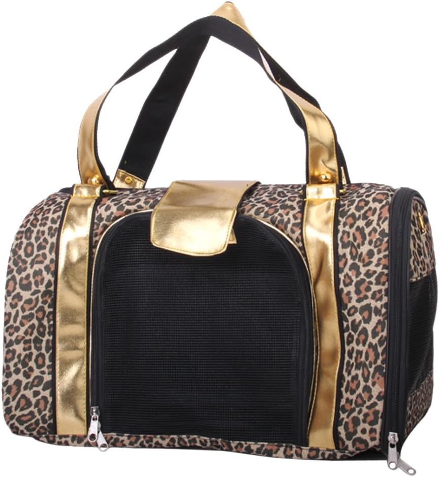 Leopard Print Pet Carrier Dog Cat Tote Bag Amazon.co.uk Pet Supplies