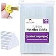 SUNFATT Hot Glue Sticks Full Size,(30 Pcs) 8" x 0.43" Large Hot Glue Sticks Perfect for Hot Glue Gun,Easily Create and Bond Crafts on Wood,Plastic,Glass,Flowers,Fabrics,Foam,Jewellery.