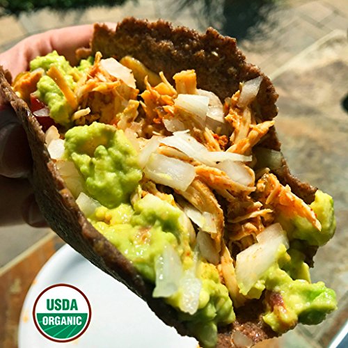 Paleo Thin Wrap USDA Organic (49 Individual Wraps) (Gluten-Free & Low Net Carbs) VeganⓋ