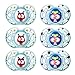 Tommee Tippee Closer to Nature Fun Style Orthodontic Toddler Soothie Pacifier, 18-36 Months - Boy, 6 Pack