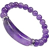 EDEN'S CALL 8mm Healing Crystal Beads Stretch Bracelet Handmade Good Luck Energy Chakra Stone Beaded Bangle
