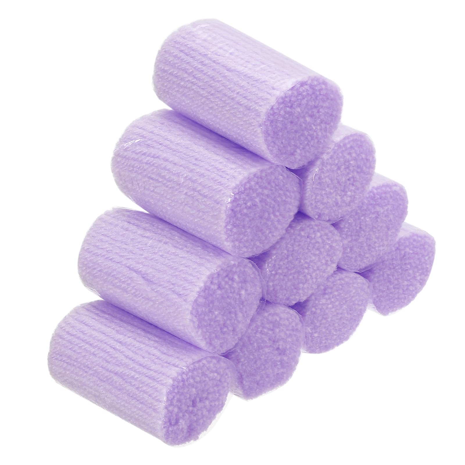PATIKIL 10 Rolls Latch Hook Yarn, Precut Rug Making Kit for Adults Beginners, Crochet Bundles for Tapestry DIY Craft, Light Purple
