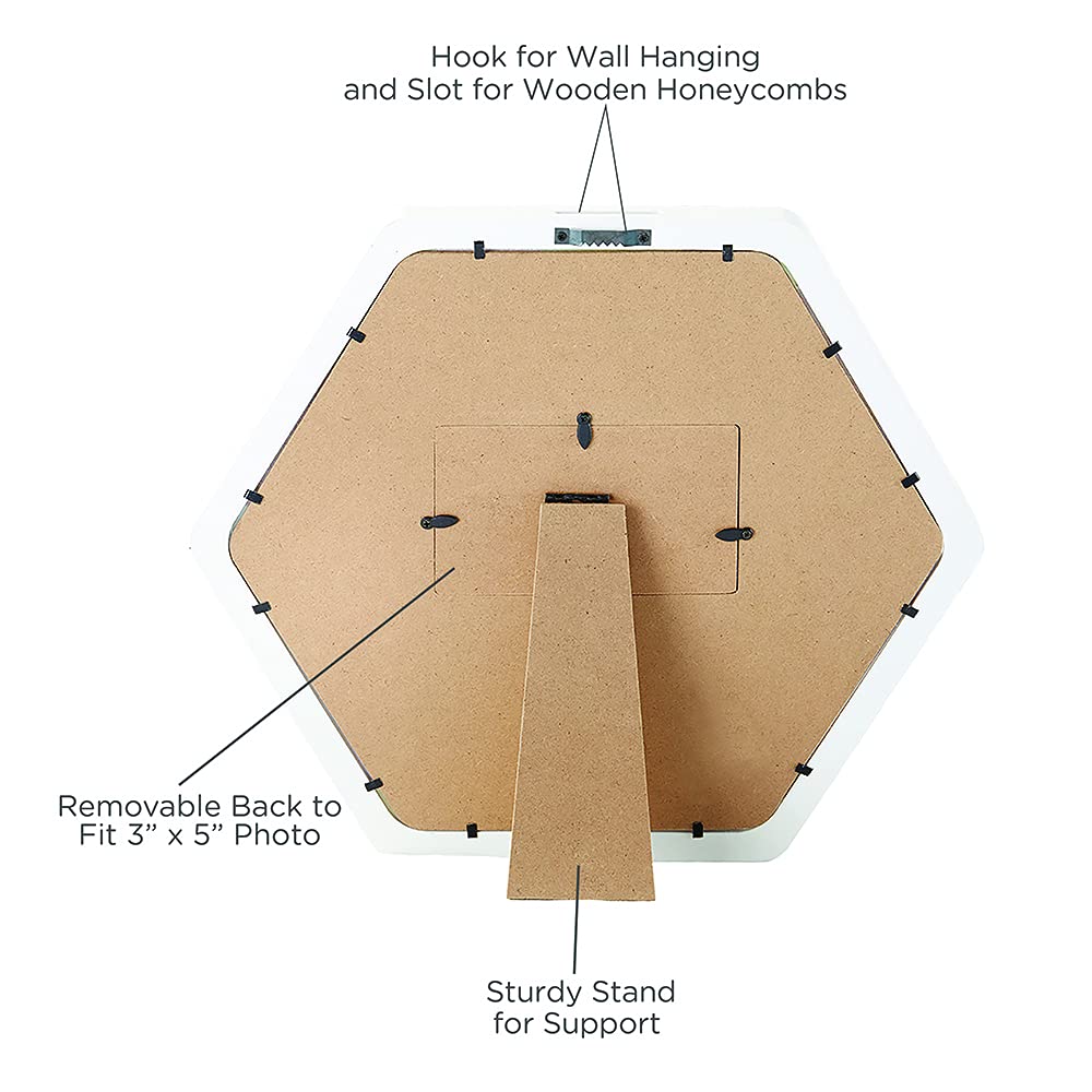 Kate Aspen Sweet as Can Bee Baby Shower, One Size, White