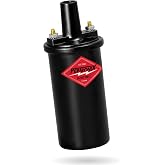 PerTronix Flame-Thrower II Ignition Coil 45,000 Volt, Black, 45111 | 12V High Output Performance Ignition Coil, 0.6 Ohm Epoxy-Filled Canister, Electronic Compatible