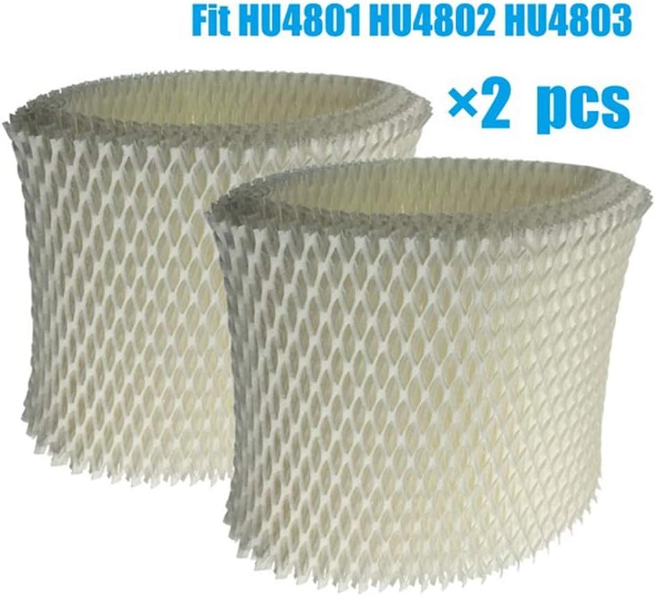 2 Packs Bacteria & Scale Humidifier Filter for Philips HU4801 HU4802 HU4803 HU4811 HU4813
