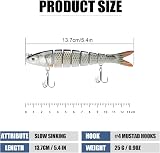 Truscend Swimmax Easy Catch Lure with Dyneema Joint and Rattle view 2