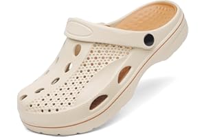 VZQ Women and Men Arch Support Clogs Slip-on Garden Shoes Outdoor Beach Slippers Sandals with Plantar Fasciitis Feet Cushion Insoles