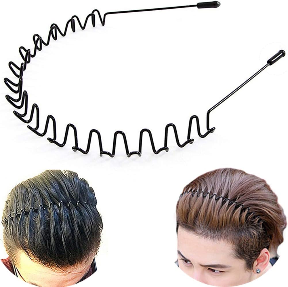 XINGZHE Metal Hair Bands for Men Women 