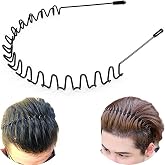 bodbop Metal Hair Band for Men Headband Sports Hairband Non Slip Women Hoop