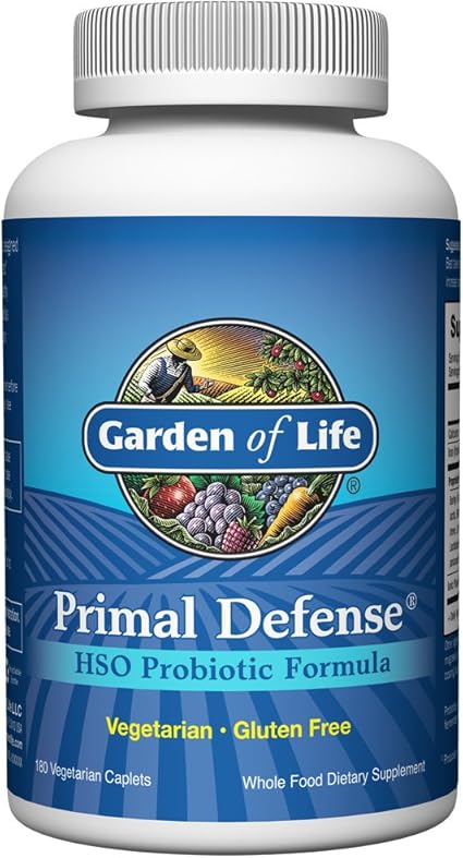 Garden Of Life Primal Defense Hso Probiotic Formula Glutenvrij Zonder Gentechniek Soja Vrij 180 Veganistische Capsules Amazon Nl