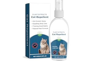 iALTERLL Cat Deterrent Spray Natural Safe Cat Repellent Indoor & Outdoor, Effective Training Aid, Anti-Scratch Deterrent for Furniture, Sofas, Rugs, Citrus cat Deterrent Spray Non-Toxic