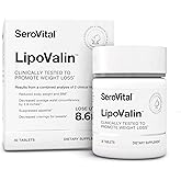 Serovital LipoValin Clinically Validated Weight Loss Pills for Women – Diet Pill, Appetite Suppressant, Stimulant-Free Weight Loss Supplement - 30 Count