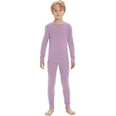 Iguana Unisex Kids 100% Merino Wool Base Layer Thermal Set | Kids Thermal Underwear, Boys &amp; Girls Winter Long Johns, Cold Weather Set for Skiing, Sledding, Snow Play, Outdoor Activities