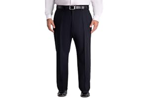 Haggar Men's The Active Series Stretch Classic Fit Suit Separate Pant Regular and Big & Tall Sizes