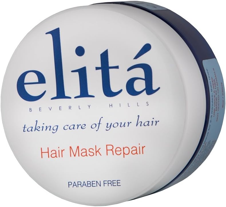 Elita - 8OZ Hair Mask Repair Treatment, Made All Natural, Modern Scent, Paraben Free, Sulfate Free, Color Safe & Proudly Made in USA