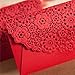 AUCH 8Pcs Deluxe Hollow Out Chinese Red Envelopes/Money Pocket/Party Accessory Organizer Envolop for Bussiness Occassion/Invited Card/Wedding/Birthday/New Year Party