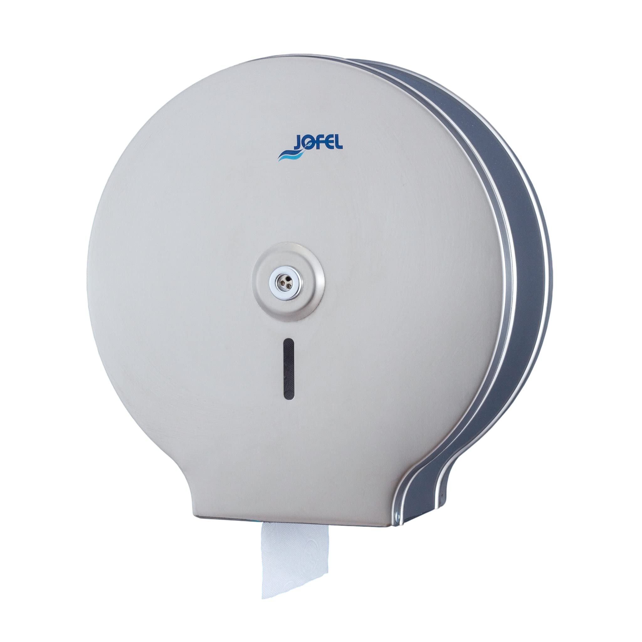 Jofel AE24400 Smart Stainless Steel Satin Toilet Roll Holder, Satin Stainless Steel