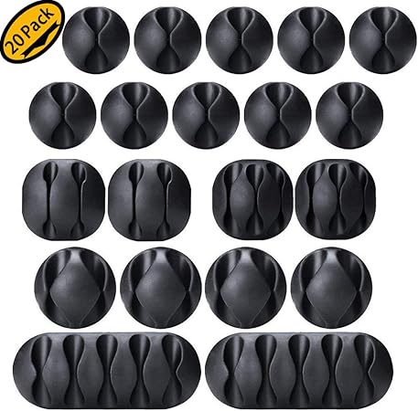 Amazon ケーブルドロップ Maveek マビーカ ケーブルクリップ コードクリップ コードフック ケーブル収納 コード管理システム 3mバック付き 個 セット 配線アクセサリー 文房具 オフィス用品