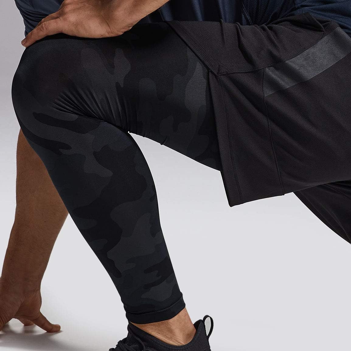TSLA 1, 2 or 3 Pack Men's UPF 50+ Compression Pants, UV/SPF Running Tights, Workout Leggings, Cool Dry Yoga Gym Clothes : Clothing