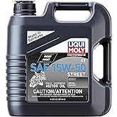 Liqui Moly Motorbike 4T SAE 15W-50 Street | Full Synthetic Motor Oil | 4 Liter | SKU: 20060