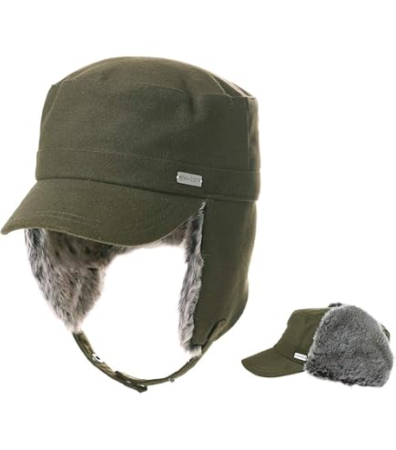 EDTREK Journeyman Waterproof Winter Hat Sherpa Lined Ear Flap Men Women Amazon.com: EDTREK Journeyman Weatherproof Winter Hat with  main image 4