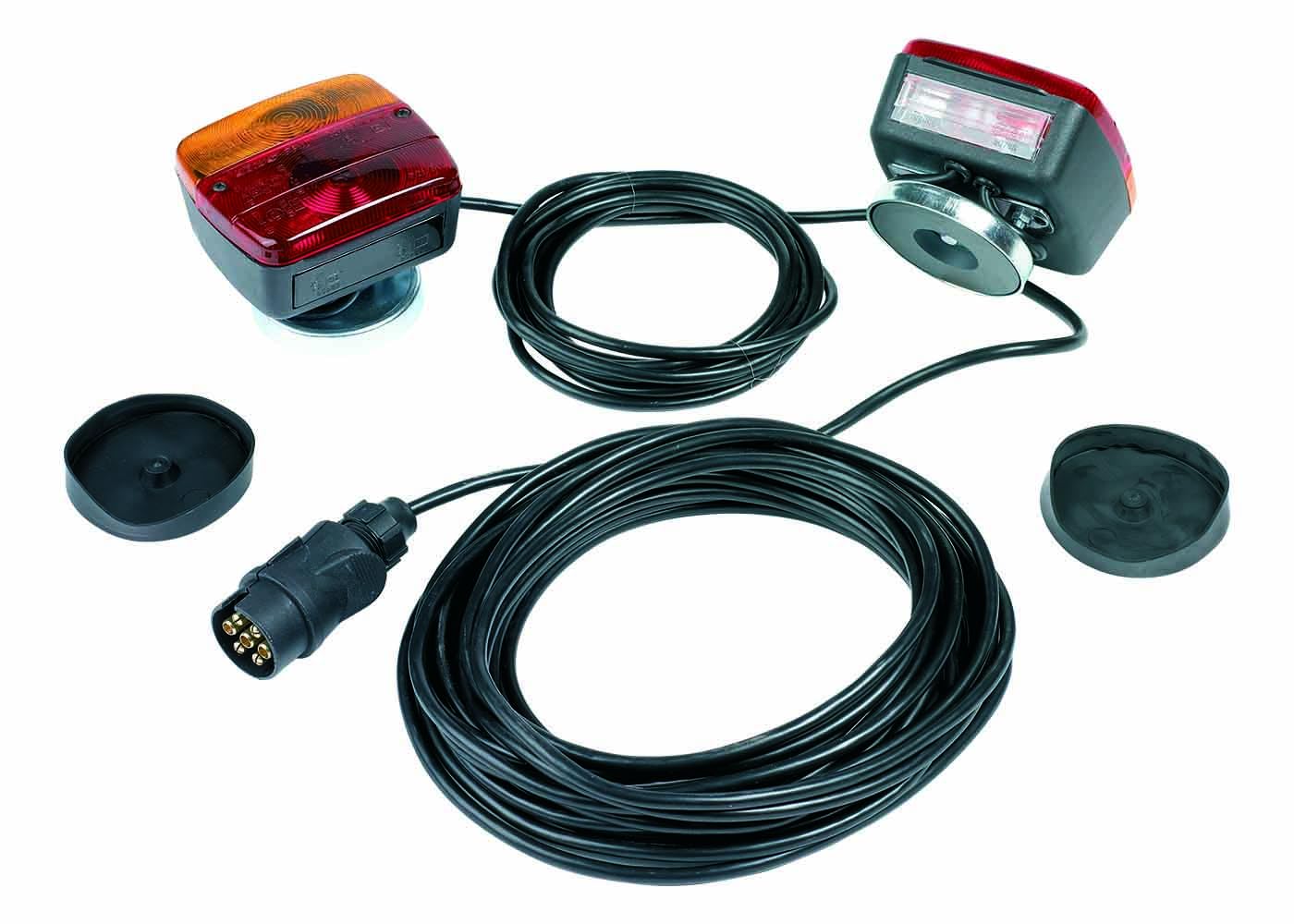 RING Magnetic Trailer Lighting Kit - 12m Cable Between Lights & Socket