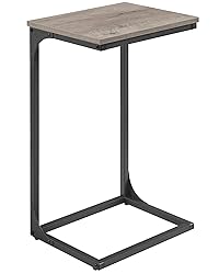 VASAGLE C-Shaped End Table, Side Table for
