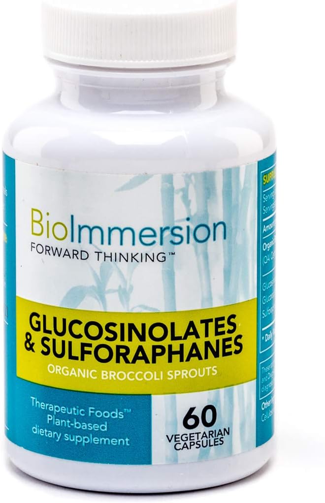BioImmersion - Glucosinolates & Sulforaphanes: Organic Broccoli Sprouts - 60 Capsules