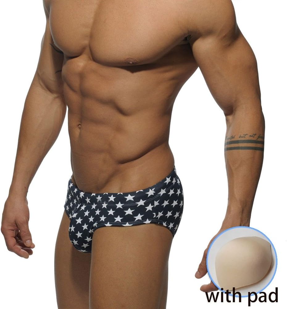 Endand Man's Swimming Camouflage Swim Trunks Sexy Low Waist Swimming Briefs Swimwear Boxers Patchwork Hot Sell